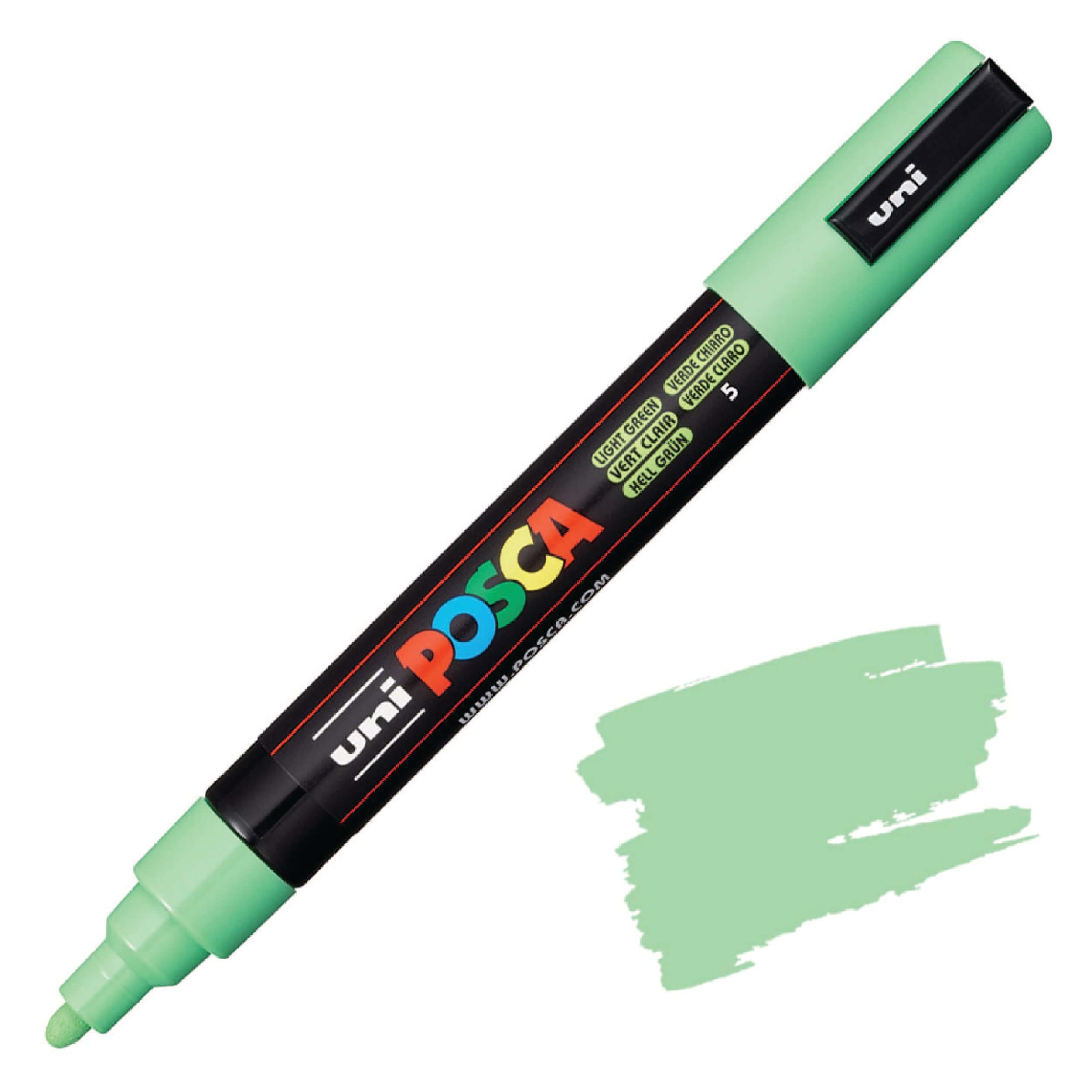 Marker Medium Tip 1.8-2.5mm Light Green POSCA Uni